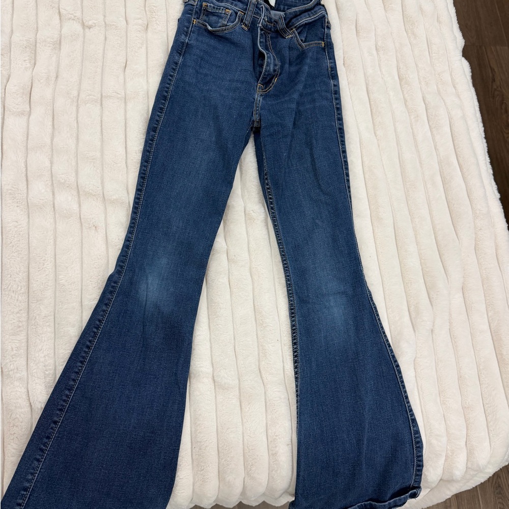 Hollister Dark Blue Flare Jeans